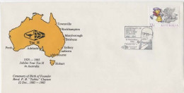 Australia PM 1256 1985 Centenary Of Rev Turby Clayton, Souvenir Cover - Lettres & Documents