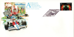 Australia PM 1296 1985 Australian Formula 1 Grand Prix  Souvenir Cover - Lettres & Documents