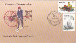 Australia PM 1100 1983 Hobarth Fire Brigade Centenary Souvenir Cover - Briefe U. Dokumente