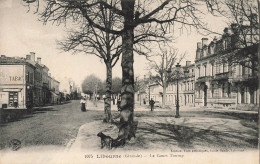 FRANCE - Libourne (Gironde) - Le Cours Tourny - Chien - Animé - Carte Postale Ancienne - Libourne