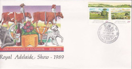 Australia PM 1599 1989 Royal Adelaide Show 150th Anniversary Of The Foundation, Souvenir Cover - Lettres & Documents