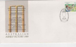 Australia PM 1604 1989 Australian Ashes Victory FDI,souvenir Cover - Briefe U. Dokumente