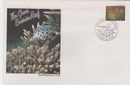 Australia PMP 208  1988 The Great Barrier Reef,  Souvenir Cover - Briefe U. Dokumente