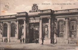 FRANCE - Bordeaux (Gironde) - Le Portique De L'Hôtel De Ville - BR - Carte Postale Ancienne - Bordeaux