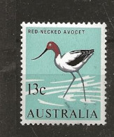 Australia 1966 Bird, Red-necked Avocet (Recurvirostra Novaehollandiae),   M 368 MNH(**) - Ungebraucht