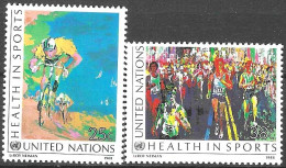 UNITED NATIONS # NEW YORK FROM 1988 STAMPWORLD 551-52** - Gemeinschaftsausgaben New York/Genf/Wien