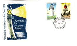 New Zealand 1976 Covernment Life Insurance Stamps  First Day Cover - FDC
