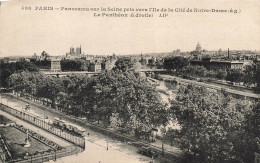 FRANCE - Paris - Panorama Sur La Seine Pris Vers L'Ile De La Cité De Notre Dame Et Le Panthéon - Carte Postale Ancienne - Pantheon