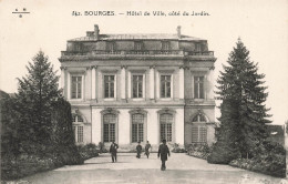 FRANCE - Bourges  Hôtel De Ville, Côté Jardin - Carte Postale Ancienne - Bourges
