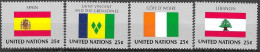 UNITED NATIONS # NEW YORK FROM 1988 STAMPWORLD 553-56** - Gemeinschaftsausgaben New York/Genf/Wien