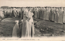 ALGÉRIE - Scènes & Types - La Grande Prière - Carte Postale Ancienne - Plaatsen