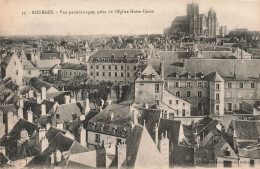 FRANCE - Bourges - Vue Panoramique, Prise De L'Eglise Notre Dame - Carte Postale Ancienne - Bourges