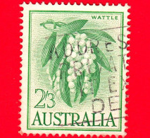 AUSTRALIA ~  Usato ~ 1964 - Piante Native - Mimosa - Wattle - 2'3 - Used Stamps