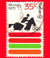 AUSTRALIA - Usato - 1972 - 20 Giochi Olimpici A Monaco - Ippica - Equestrian - 35 - Used Stamps