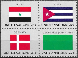 UNITED NATIONS # NEW YORK FROM 1988 STAMPWORLD 557-60** - Emissioni Congiunte New York/Ginevra/Vienna