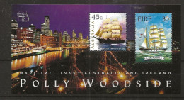 Australia 1999 Nternational Stamp Exhibition AUSTRALIA '99, Melbourne (I), Ships+ Ireland Ship MI  Bloc 29 MNH(**) - Ungebraucht