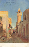 TUNISIE - Rue Et Minaret - Carte Postale Ancienne - Tunesië