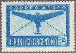 ARGENTINA  SCOTT NO C42   MINT HINGED  YEAR  1940 - Poste Aérienne