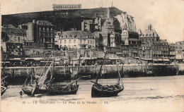 FRANCE - Le Tréport - Vue Sur Le Port Et La Falaise - LL - Carte Postale Ancienne - Le Treport