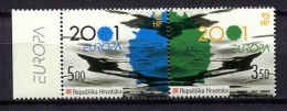 Croatia 2001 Croacia / Europa CEPT Water MNH Agua Wasser / Jk16  31-15 - 2001