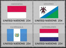 UNITED NATIONS # NEW YORK FROM 1988 STAMPWORLD 579-82** - Gemeinschaftsausgaben New York/Genf/Wien