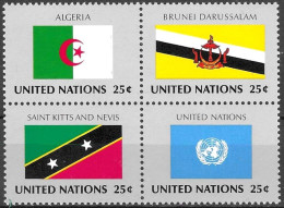 UNITED NATIONS # NEW YORK FROM 1988 STAMPWORLD 591-94** - Emisiones Comunes New York/Ginebra/Vienna