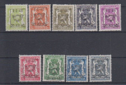 BELGIË - OBP - 1945 - PRE 529/37 (28 Type D) - MNH** - Typo Precancels 1936-51 (Small Seal Of The State)