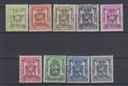 BELGIË - OBP - 1945 - PRE 529/37 (28 Type D) - MNH** - Typografisch 1936-51 (Klein Staatswapen)