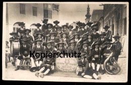 ALTE POSTKARTE ZIRL ZUR ERINNERUNG AN DAS 100-JÄHRIGE WIEGENFEST DER MUSIKKAPELLE ZIRL 1922 Kapelle Musikinstrument AK - Zirl