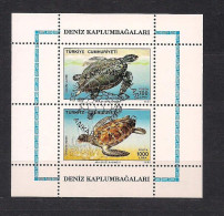 Turquie Turkije 1989 Yvert N° Bloc  30 (o) Oblitéré Used Cote 17,50 Euro Faune - Blocks & Sheetlets