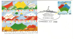 Australia 2002 Canberra Stamp Show, Souvenir Cover - Marcofilia