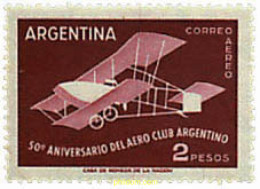 60693 MNH ARGENTINA 1958 50 ANIVERSARIO DEL AEROCLUB ARGENTINO - Nuevos