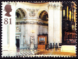 GREAT BRITAIN 2008 QEII 81p, Multicolouered, Commemorative Stamp From ST Pauls Cathedrals Mini Sht SG2846 FU - Usados