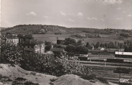 CHALINDREY (52) La Gare - 90x140 Dentelée, Glacée - Ed. Combier  - Timbrée - Chalindrey