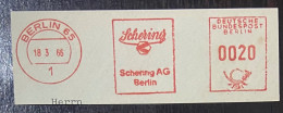 Scheringe, Industry, Advertisement, Meter Franking, Red Meter, Germany - Fabbriche E Imprese