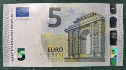 5 EURO SPAIN 2013 DRAGHI V008I2 VB SC FDS UNC. ONLY FOUR NUMBERS - 5 Euro