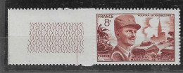 France N° 942b** Variété Neuf Sans Charnière 1 Côté Imparfaitement Perforé - Nuevos