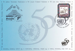 Nations Unies Genève. Carte Postale 1995 YT 281 1er Jour - Maximumkarten