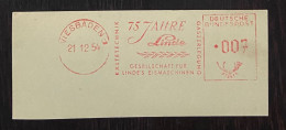 Gas, Industrial Gas, Linde, Industry, Advertisement, Meter Franking, Red Meter, Germany - Fabbriche E Imprese