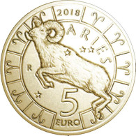 San Marino - 5 Euro 2018 - Segni Dello Zodiaco - Ariete - UC# 214 - San Marino