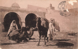 TUNISIE - Fondouk - Animé - Carte Postale Ancienne - Tunisia