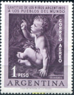 283429 MNH ARGENTINA 1956 GRATITUD DE LOS NIÑOS ARGENTINOS A LOS PUEBLOS DEL MUNDO - Nuovi