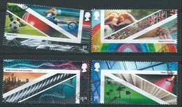 GROSSBRITANNIEN GRANDE BRETAGNE GB 2021 M/S A CELEBRATION SET 4V USED SG 4476a-d MI 4724-27 YT 5138-41 SC 4071a-d - Gebraucht