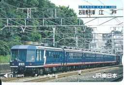 Train Trein  Carte Prépayée JAPON Karte Card  (D.258) - Trains