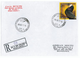 NCP 30 - 55-a Bird DOVE, Romania - Registered - 2011 - Pigeons & Columbiformes