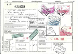 BELGIQUE  Ca.1982: Bulletin D'Expédition De BUIZINGEN Pour St Ursen (FR, Suisse), CAD D'arrivée Au Dos - Covers & Documents