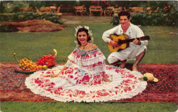 Panama - A Beautiful Young Lady, Wearing The Color- Ful National Costume "La Pollera," (491) - Panama