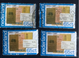 Nederland - C3/45 - 1981 - (°)used - Michel 1182 - 100j PTT Diensten - Used Stamps