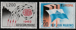 SAINT MARIN     Europa 1962 Et 1963   N° Y&T  572 Et 604  ** - Neufs