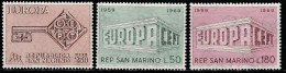 SAINT MARIN     Europa 1968 Et 1969   N° Y&T  720, 732 Et 733  ** - Neufs